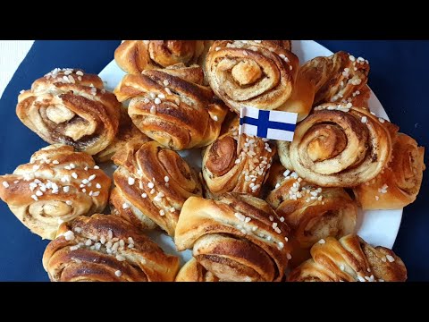 How to make Finnish Sweet Cardamom Buns - Korvapuustit recipe