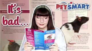 Reacting to Petsmarts rat care guide...