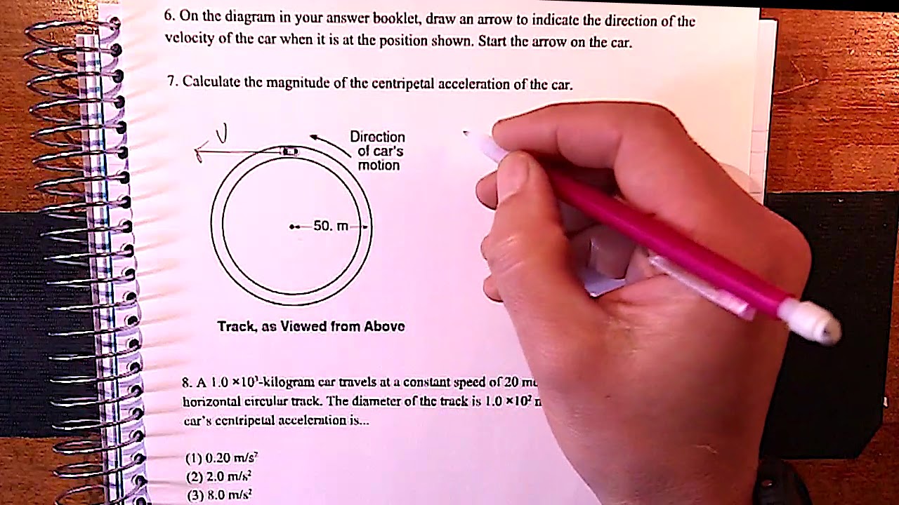 Ep 1.9 Part 2 Circular Motion Example Problems (High School Physics)