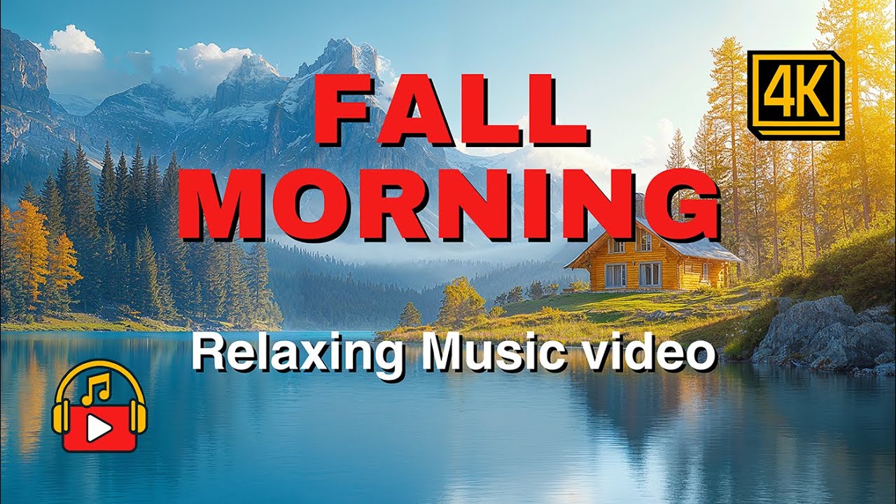 Relaxing Fall Morning Music Video - Autumn Study Music for Calm, Relaxation | Peaceful Relaxation.
