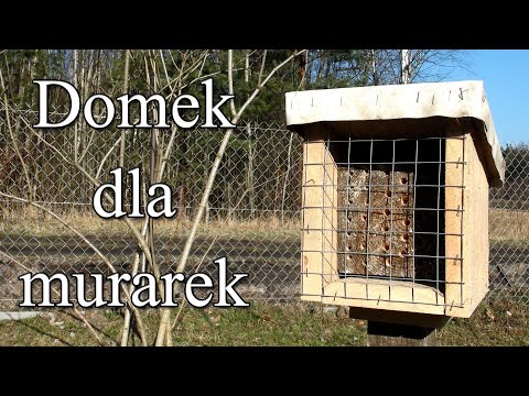 Domek dla murarek - mały i drewniany