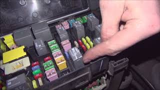 Jeep Liberty Starter Relay and Fuse Location