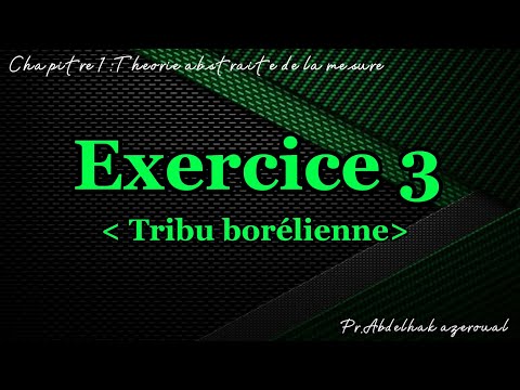 Exercice sur la tribu borélienne