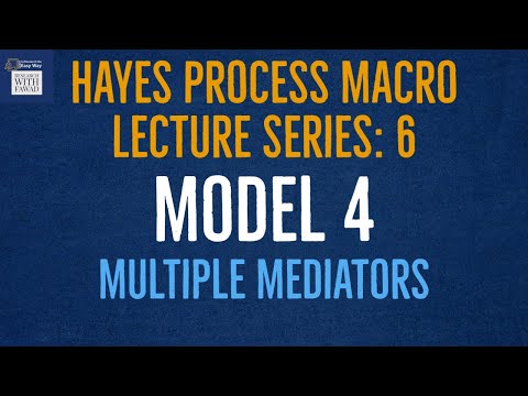 6. Hayes Process Macro Model 4 with Multiple Mediators