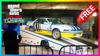 GTA 5 Online Los Santos Tuners DLC Update - HOW TO GET FREE VEHICLES! FREE Sports Car! (Prize Ride)