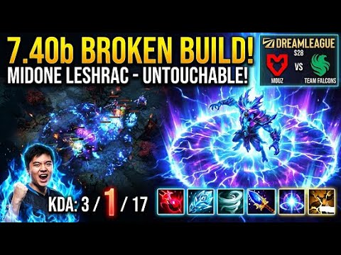 🔥7.40b - MIDONE LESHRAC : MOUZ VS TEAM FALCONS DREAM LEAGUE S28 DOTA 2 KDA 3 1 17🔥 #midone #leshrac