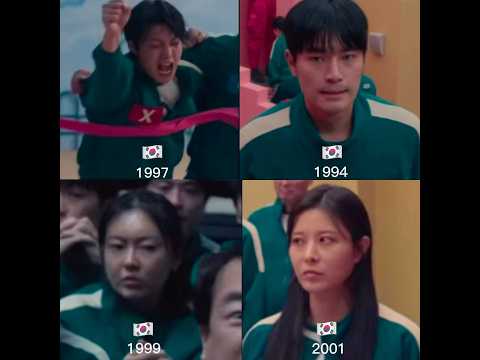 Squid game 2&3 vs real life player 197,player 310,player 418 and player 448 #squidgame3