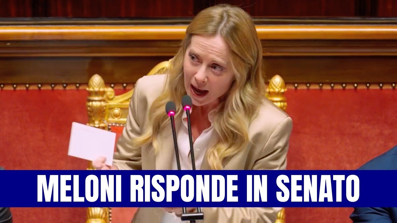 🔴 GIORGIA MELONI REPLICA DURAMENTE DOPO LA DISCUSSIONE IN SENATO