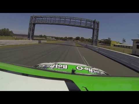 David Reynolds rollover at Lakeside