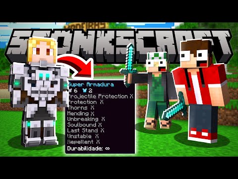 FIZ a MELHOR ARMADURA do SERVIDOR! - STONKSCRAFT #26