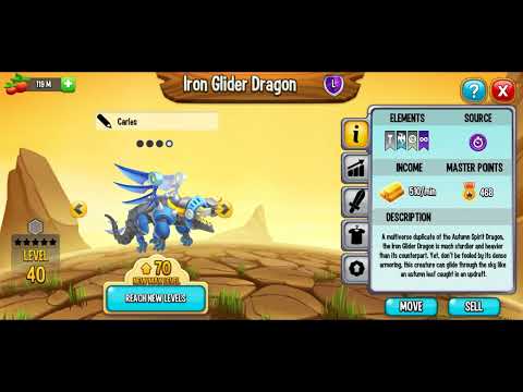 Dragon City - Iron Glider Dragon