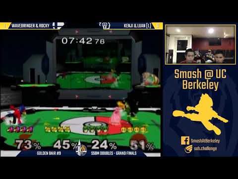 Golden Bair #9 - Melee Doubles Grand Finals: Wavebringer & Rocky [W] vs Luan & Kenji [L]