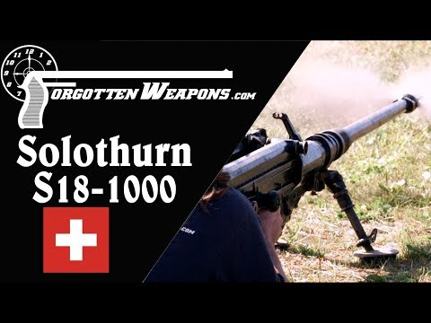 Solothurn S18-1000: The Pinnacle of Anti-Tank Rifles