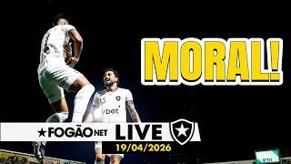 FOGÃONET LIVE: GOLEADA DÁ MORAL E BOTAFOGO RESSURGE NA TEMPORADA | EDENILSON SE DESTACA