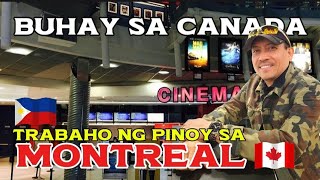 BUHAY SA CANADA | GANITO ANG TRABAHO NAMIN SA MONTREAL 🇨🇦
