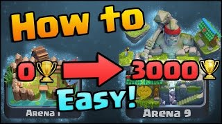 Clash Royale - How to get to Arena 9 Legendary Arena | Best F2P Tips, Strategy, and Decks!