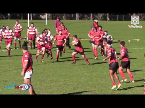 2016 NHRU Round 10 Premier 2 Highlights - University v Waratah