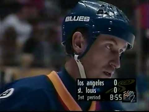 1995-96 NHL St. Louis Blues vs Los Angeles Kings