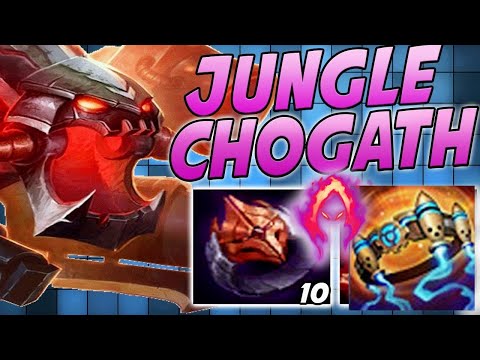 Cho'Gath JUNGLE + DARK HARVEST=DESTRUCTION-League of Legends