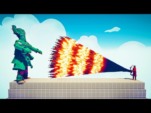 CACTUS GIANT vs EVERY GOD - Totally Accurate Battle Simulator TABS