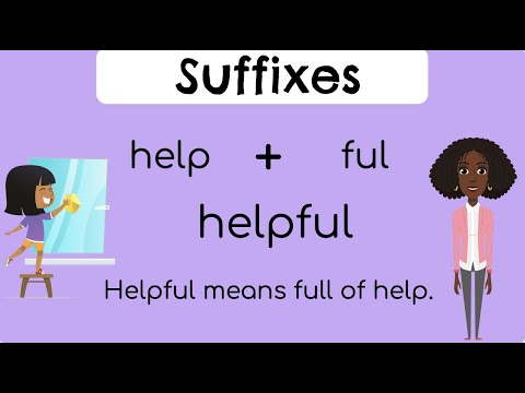 Suffixes (-ful and -less)