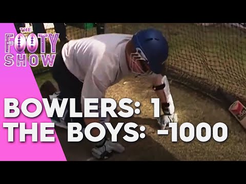 The boys face fast bowlers | Best of The Footy Show