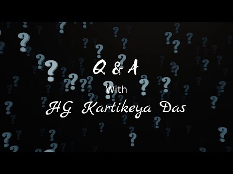 New video series: Q&A with HG Kartikeya Das