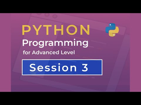 Python Programming For Al Ict Session 3
