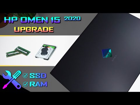 HP Omen 15 2020 Upgrade RAM / SSD / HDD - Disassembly Guide