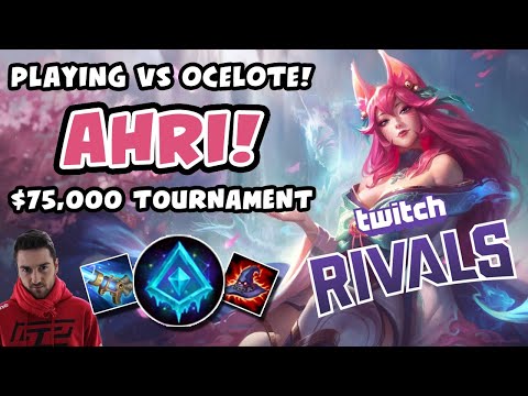 PLAYING AHRI VS G2 OCELOTE FOR $75,000! TWITCH RIVALS - VICKSY | League of Legends