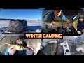 Video Thumbnail for Winter Camping on  The Ice | Night #2 Very Windy| Crooked Lake, SK (Part 2)