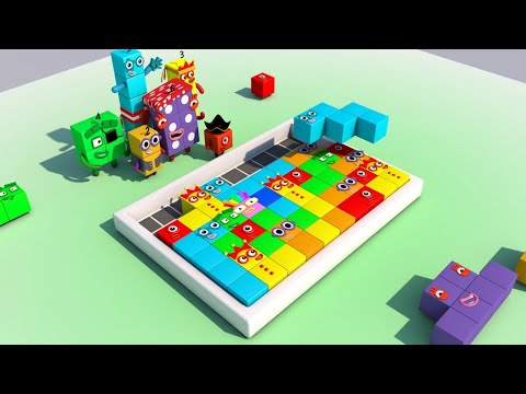 NUMBERBLOCKS PUZZLE Tetris Animation Fanmade LEVEL 1
