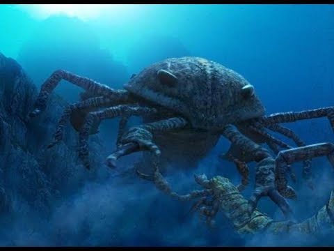 Walking with Monsters - Pterygotus ambushes Brontoscorpio