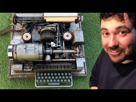 I Bought A 1950s Teletypewriter - Electronic Mail Before Emails Existed.