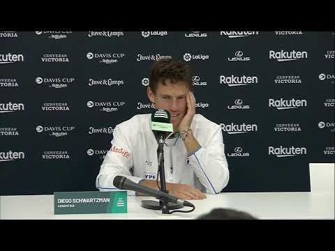 Conferencia de prensa Copa Davis by Rakuten: Diego Schwartzman