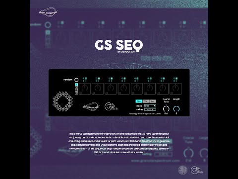 GS SEQ - Midi sequencer by Darkduction & Granular Spectrum