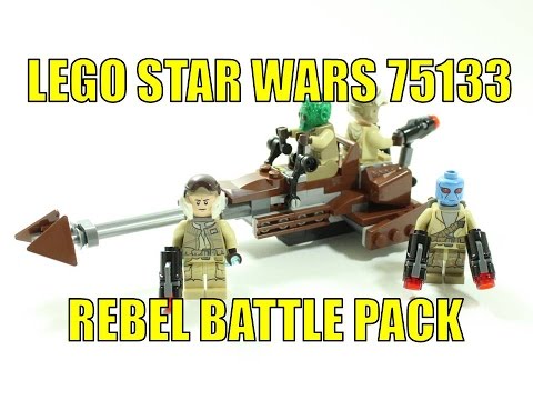 LEGO STAR WARS REBEL ALLIANCE 75133 BATTLE PACK UNBOXING & REVIEW Video