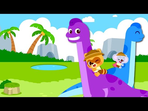 The Huge Dinosaur, Brachiosaurus🦕 | Kids Songs & Nursery Rhymes | Dinosaur Songs | Lotty Friends