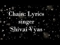 Chain ||Sanu Ik Pal Chain|| Full Video Lyrics song ||SHIVAI VYAS||