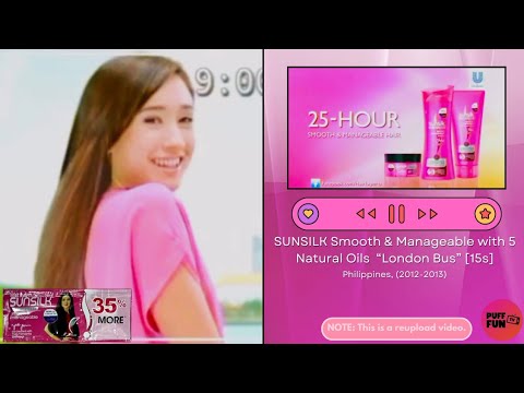 SUNSILK Smooth & Manageable with 5 Natural Oils  “London Bus” [15s] - Philippines, 2012-2013
