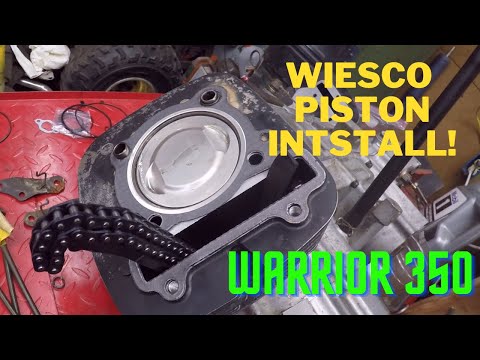 Yamaha Warrior 350 Wiesco Top End Rebuild!