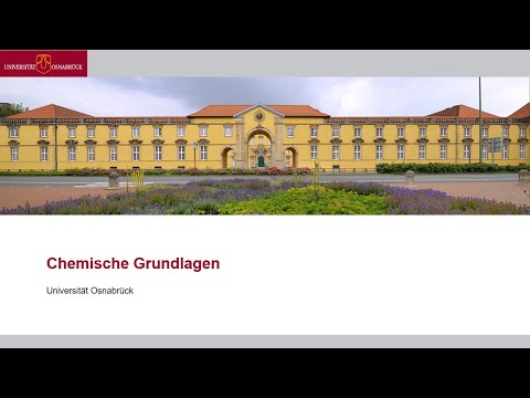 Vorlesung Allgemeine Chemie • Chemische Grundlagen (01)