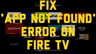 Firestick/Fire TV: Fix 