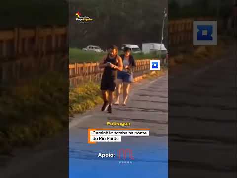 Caminhão tomba em Ponte do Rio Pardo em Potiraguá. #bahia #noticias