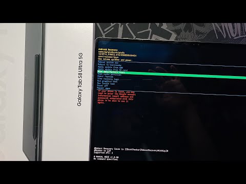 How To Hard Reset Samsung Galaxy Tab S8 Ultra 5G
