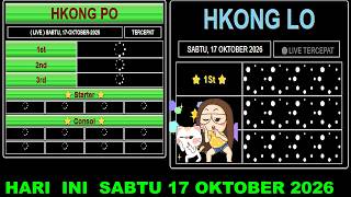 🔴LIVE DRAW HK 17 OKTOBER 2026 | LIVE DRAW HONGKONG | LIVE DRAW HONGKONG MALAM IN