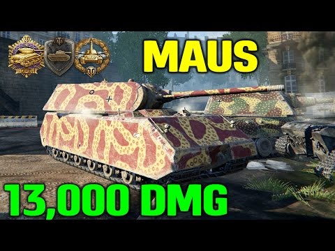 World Of Tanks | Maus - 11 Kills - 13000 Damage