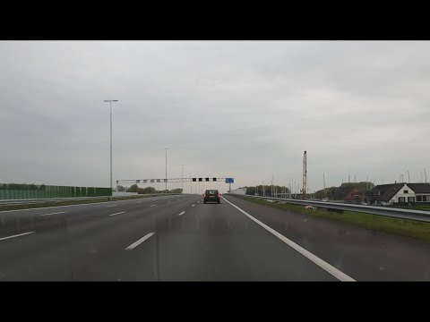 Dashcam Beelden Amersfoort: A1 Nabij Amersfoort  》Knooppunt Eemnes 》Afrit Naarden.