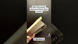 Video thumbnail for Meinl Percussion Hammered Series Steel Cowbell STB80BHH-S #percussion @Meinl123 by Drums Etc. - The Drummer's Pro Shop