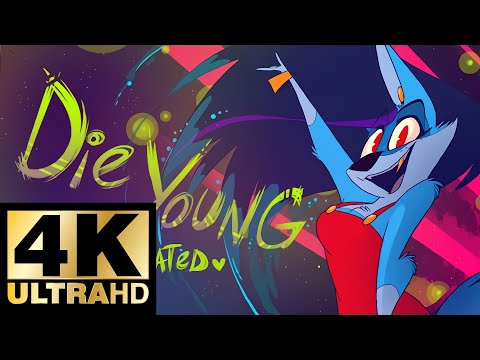 Die Young (Kesha) - Fan Animated Music Video - VivziePop - 4K Remastered by AI using waifu2x